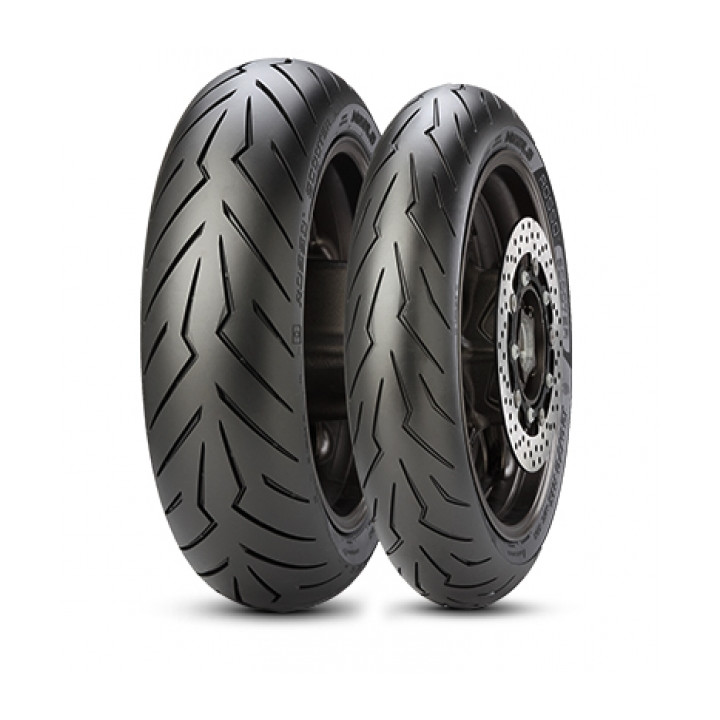 PIRELLI DIABLO ROSSO SCOOTER 100/90 R12 64P - Tyresworld